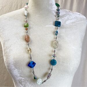 Premier Designs Colorful Glass Bead Necklace